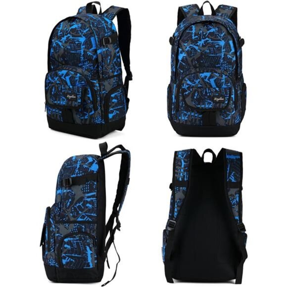 "Lightweight School & Travel‎ Backpack with Laptop Compartment for Men & Women" - Picture 2 of 8